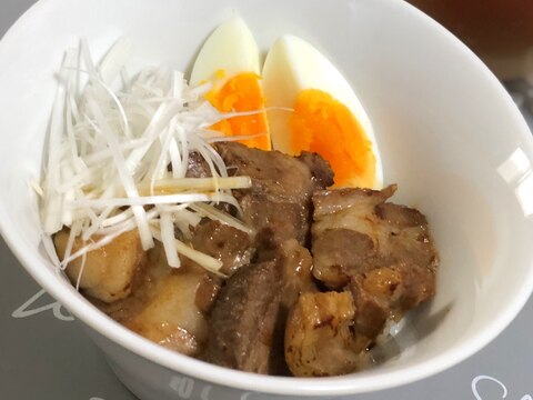 チャーシュー丼‎٭時短在宅勤務ランチ♩